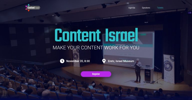 Content Israel –featured image for portfolio